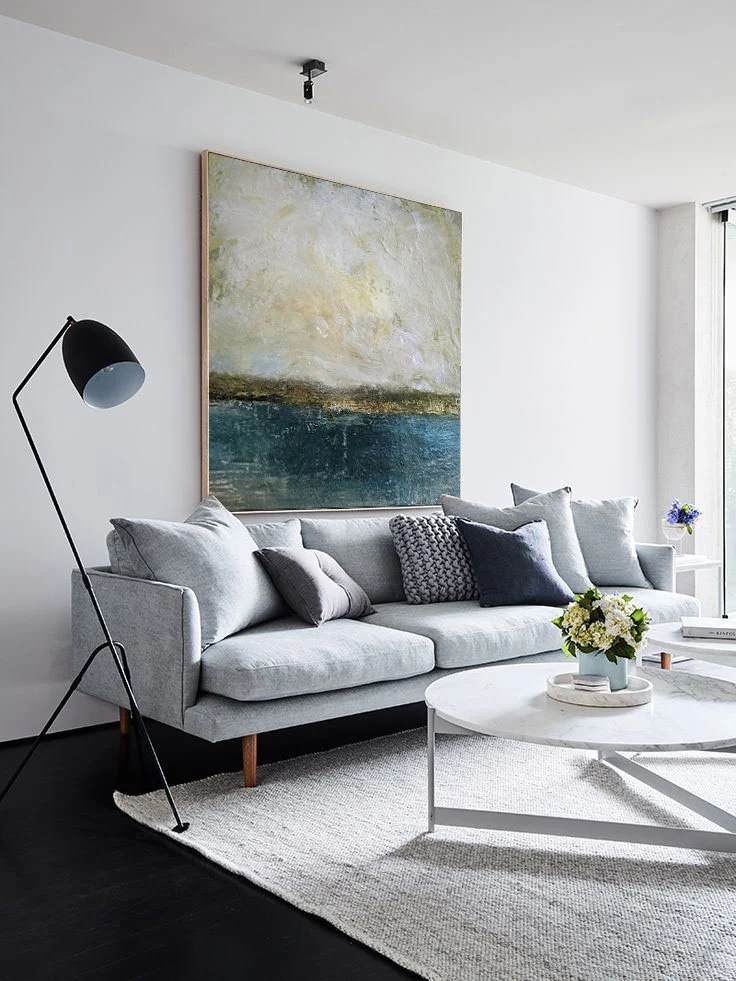 Evening Landscape Canvas Sky Abstract Canvas Artwork KVJO6 wall art